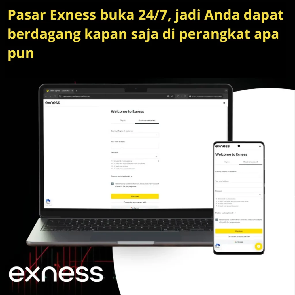 Masuk ke Platform Perdagangan Exness