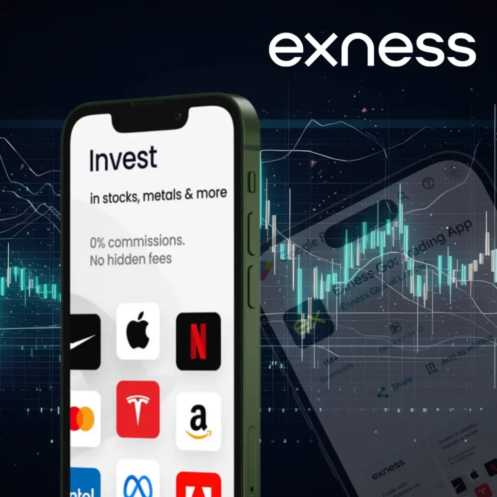 Funcionalidades do aplicativo Exness Go para traders