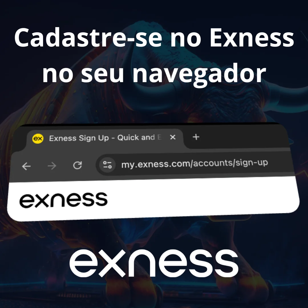 Registrando-se através do site Exness