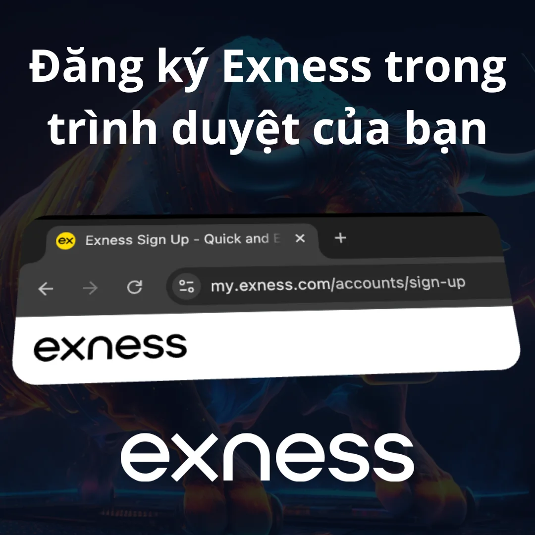 Đăng ký qua trang web Exness