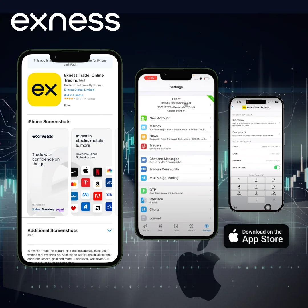 Download Exness MetaTrader 5 for MacBook